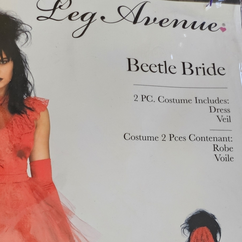 Leg Avenue Lydia Deetz Beetle Bride Costume - Picture 2 of 13